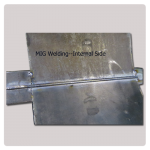 MIG welding effect- internal side