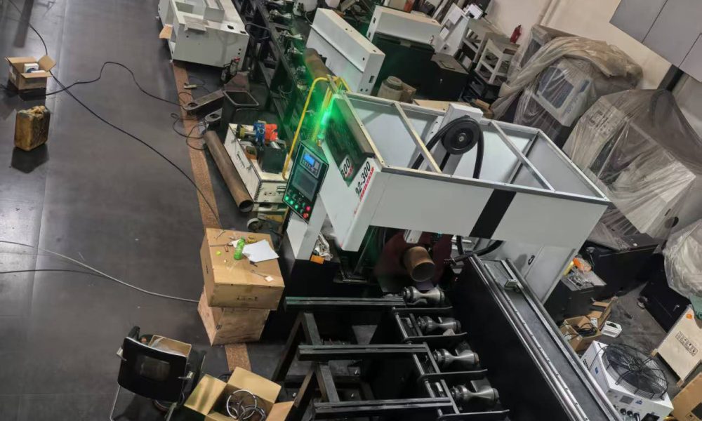 Getweld Autoatic CNG Cylinder Pipe Laser Cutting machine